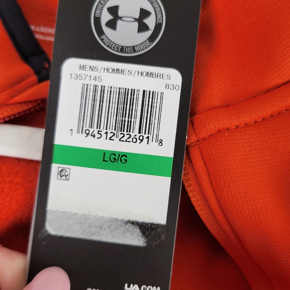 NWT UNDER ARMOUR ColdGear Quarter Zip Pullover - Picture 6 of 10